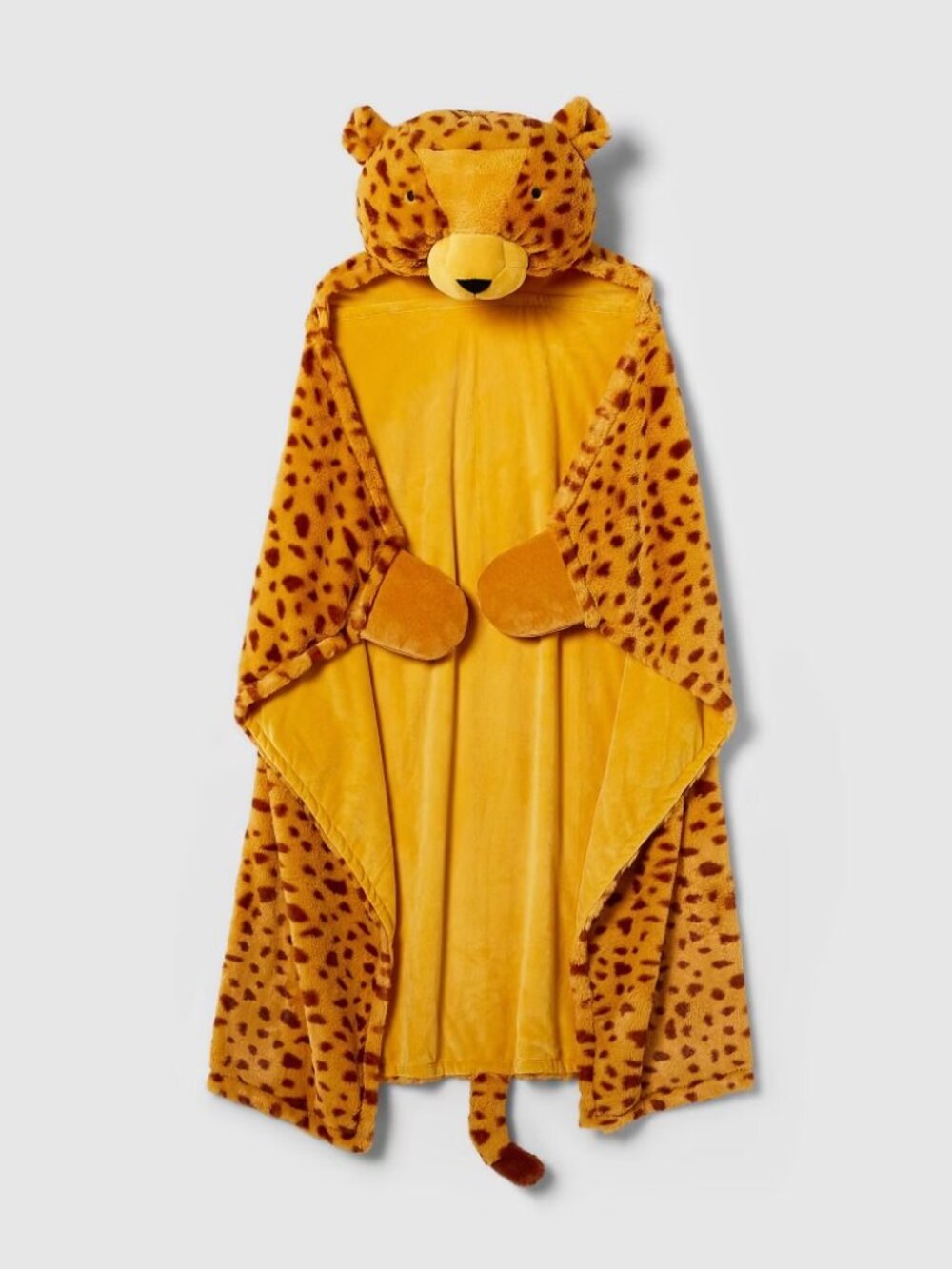 NWT Pillowfort Cheetah Hooded Blanket